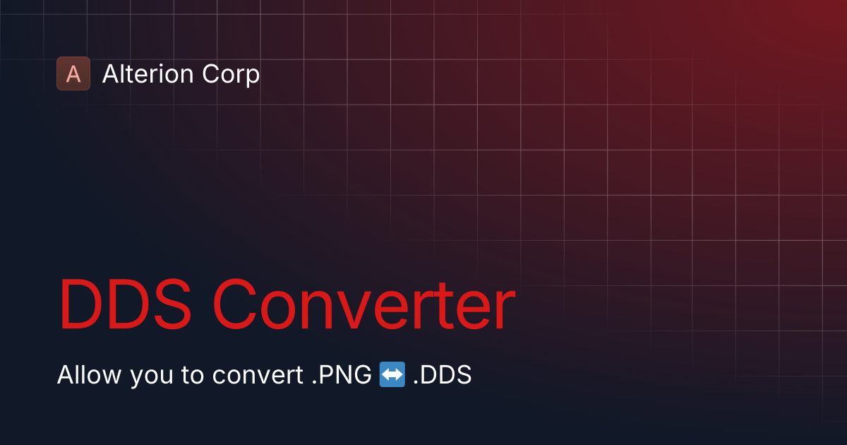 DDS Converter | Alterion Corp